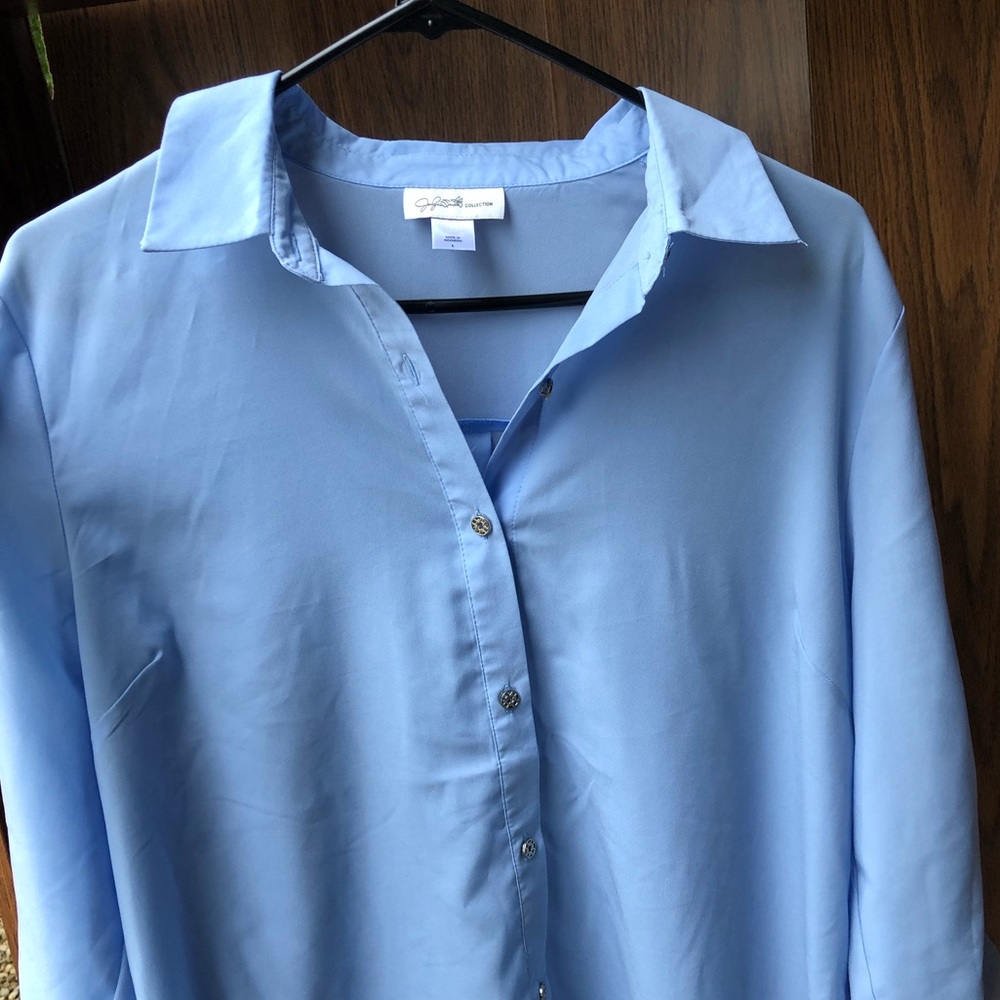 Baby Blue Button Down - Worn 2x!